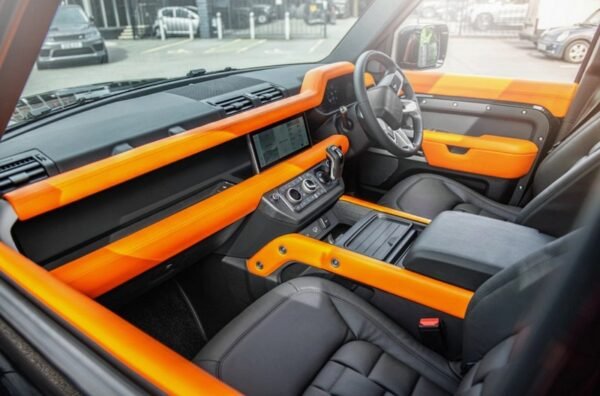 Project Kahn Environment 1: Upper, Middle & Lower Interior (Volcanic Orange) for 2020+ Defender 110