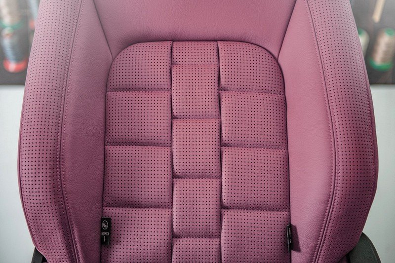 Project Kahn Comfort Leather Interior - Volcanic Pink for 2020+ Defender 110 - Image 5