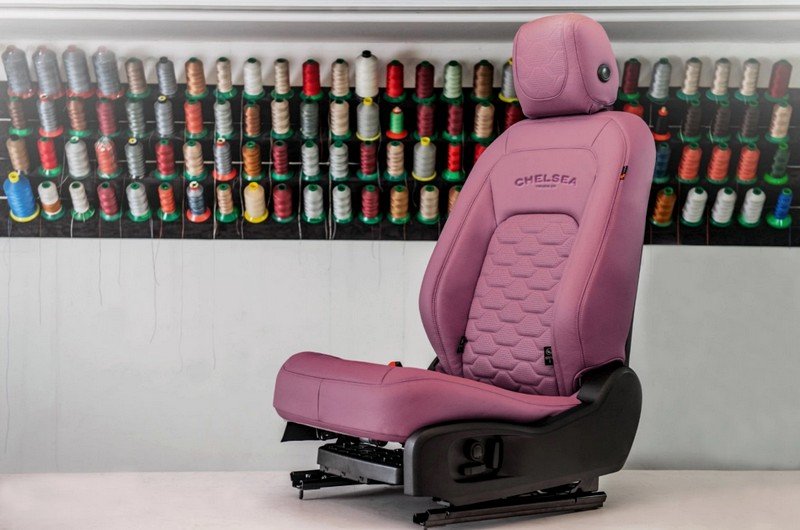 Project Kahn Comfort Leather Interior - Volcanic Pink for 2020+ Defender 90 - Image 2
