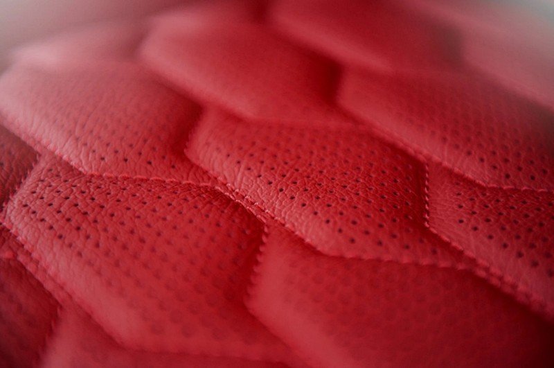 Chelsea Truck Company Comfort Leather Interior in Volcanic Red for 2020+ Land Rover Defender 130 - Image 2