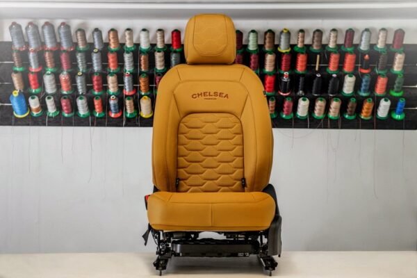 Project Kahn Comfort Leather Interior - Volcanic Yellow for 2020+ Defender 90