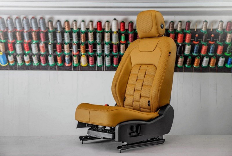 Project Kahn Comfort Leather Interior - Volcanic Yellow for 2020+ Defender 90 - Image 2