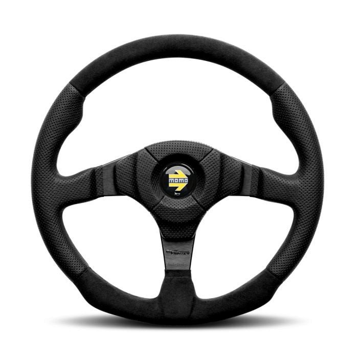 MOMO Dark Fighter Steering Wheel for Defender
