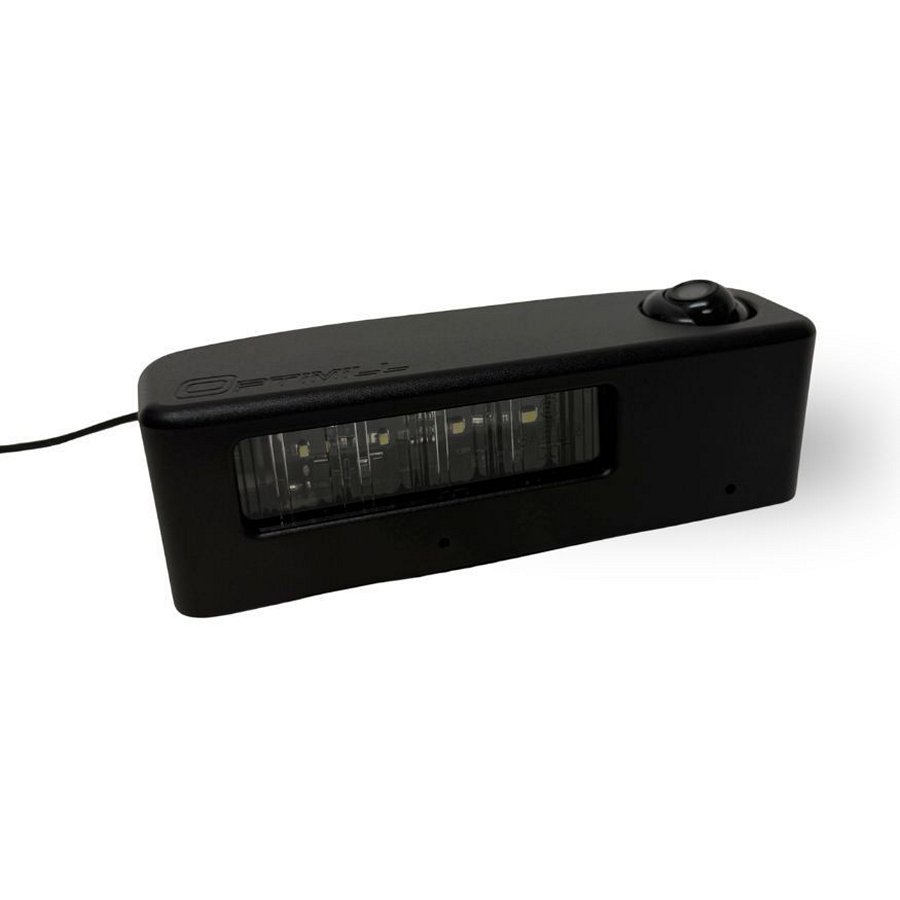 Optimill Number Plate Light with Reversing Camera Satin Black for 2020+ Land Rover Defender 90/110/130 (L663) - Image 2