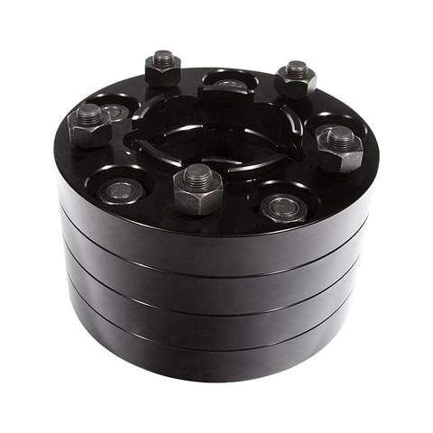 Optimill Wheel Spacers 30mm Black for Defender 90/110/130