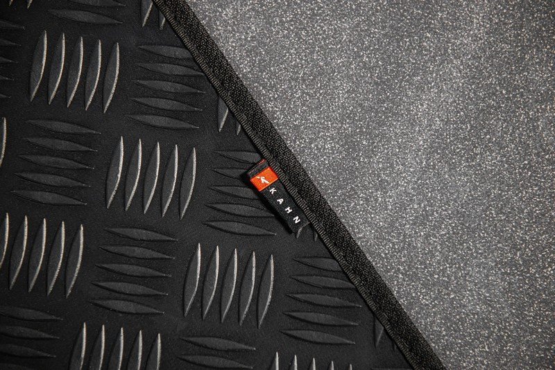 Project Kahn Chequered Rubber Floor Mats for Defender 110 - Image 7