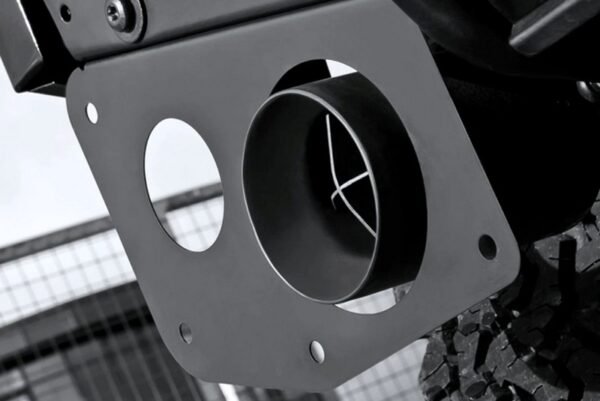 Chelsea Truck Company Crosshair Exhaust System for Defender 110