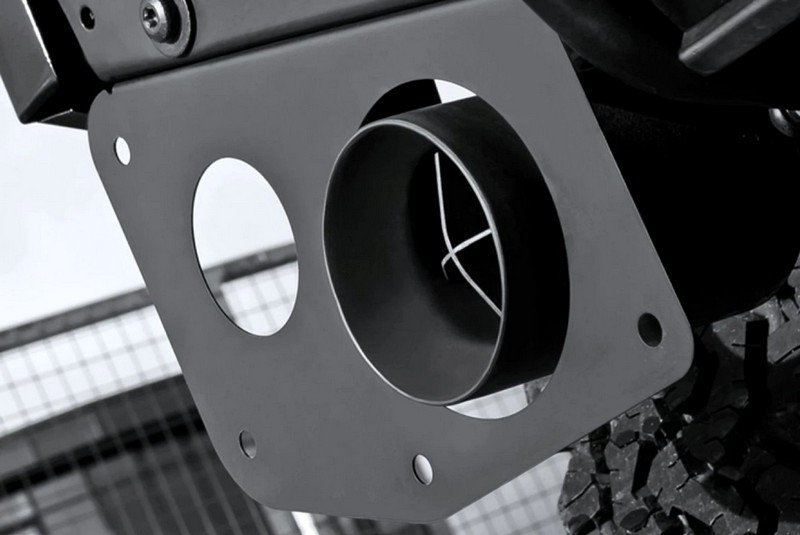 Chelsea Truck Company Crosshair Exhaust System for Defender 110