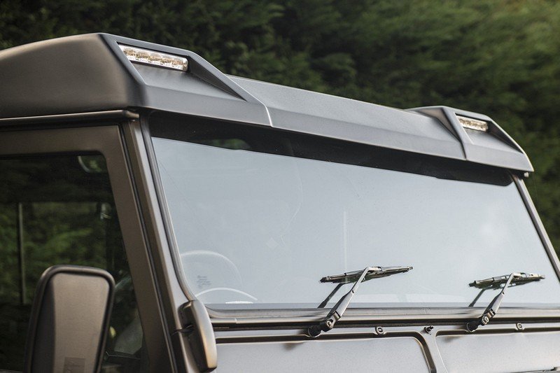 Chelsea Truck Company Front Roof Shield with Integrated LED Lights for Defender 90/110