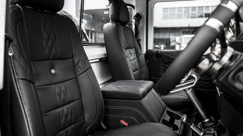 Project Kahn Pickup 2 Seats Comfort Leather Interior for Defender 110 - Image 5