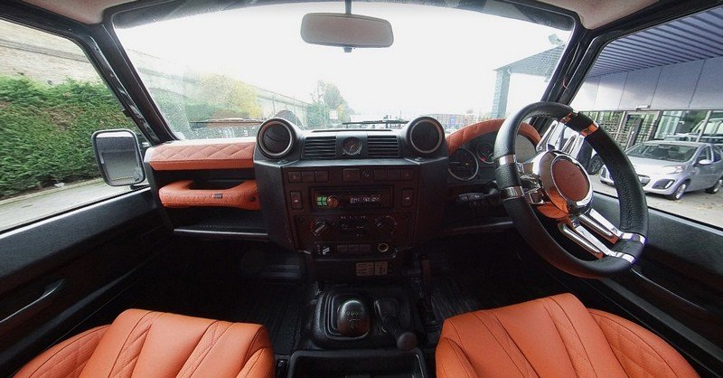 Project Kahn Pickup 5 Seats Sports Leather Interior 360° Tour for Defender 110