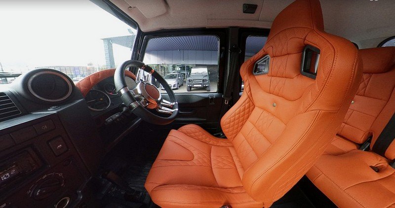Project Kahn Pickup 5 Seats Sports Leather Interior 360° Tour for Defender 110 - Image 4