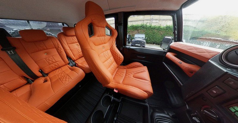 Project Kahn Pickup 5 Seats Sports Leather Interior 360° Tour for Defender 110 - Image 3