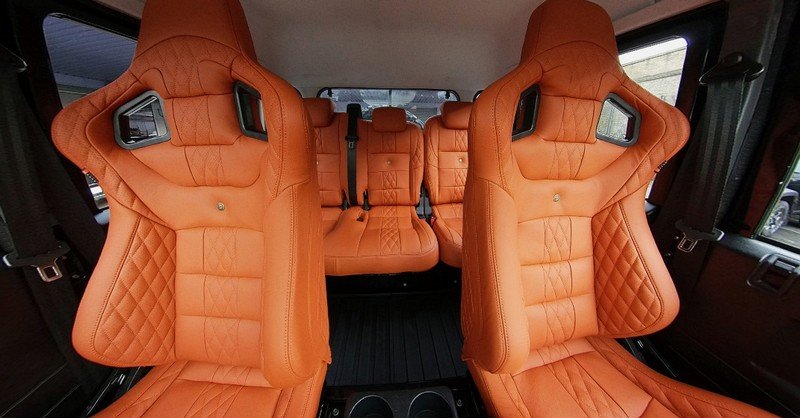 Project Kahn Pickup 5 Seats Sports Leather Interior 360° Tour for Defender 110 - Image 2