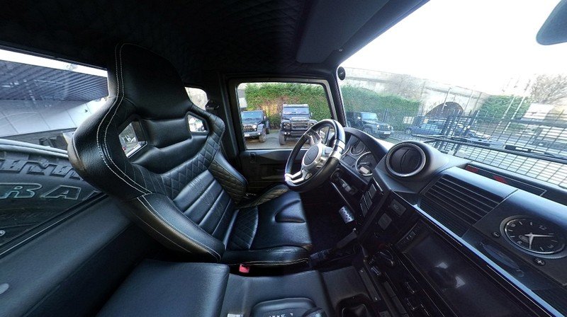 Project Kahn Pickup Leather Interior 360° Tour for Defender 90 - Image 5