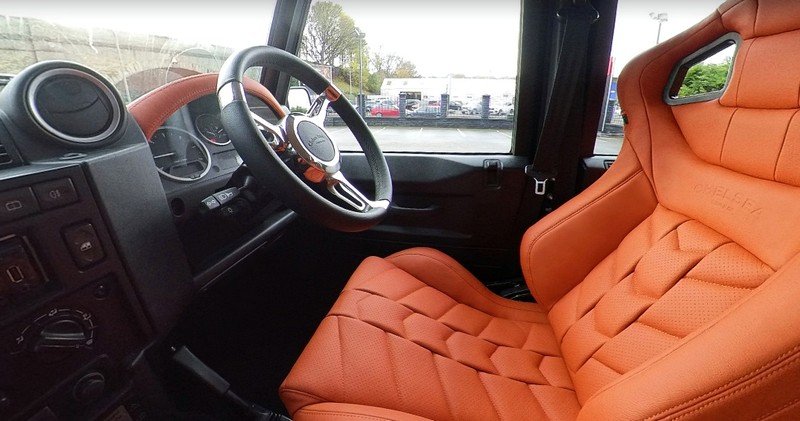 Chelsea Truck Company Sports Interior Package - Volcanic Burnt Orange for Defender 110