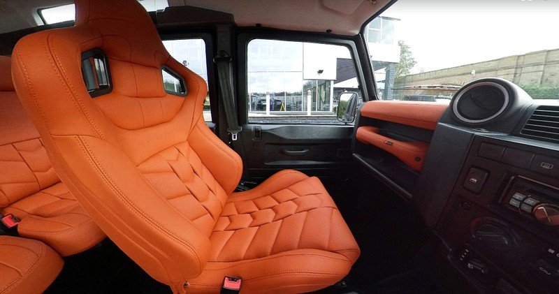 Chelsea Truck Company Sports Interior Package - Volcanic Burnt Orange for Defender 110 - Image 2