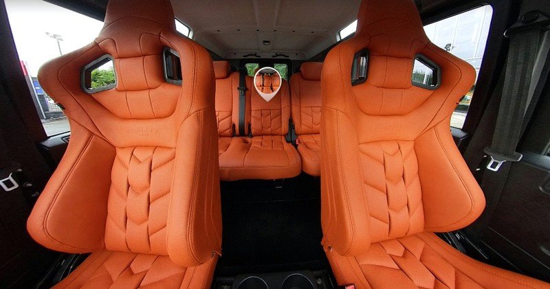 Chelsea Truck Company Sports Interior Package - Volcanic Burnt Orange for Defender 110 - Image 4