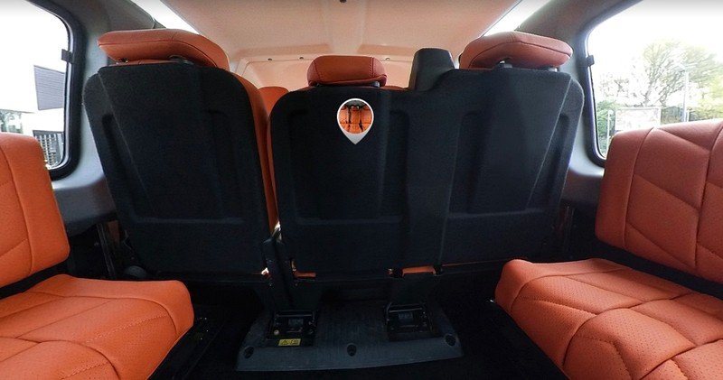 Chelsea Truck Company Sports Interior Package - Volcanic Burnt Orange for Defender 110 - Image 6