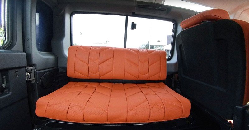 Chelsea Truck Company Sports Interior Package - Volcanic Burnt Orange for Defender 110 - Image 9