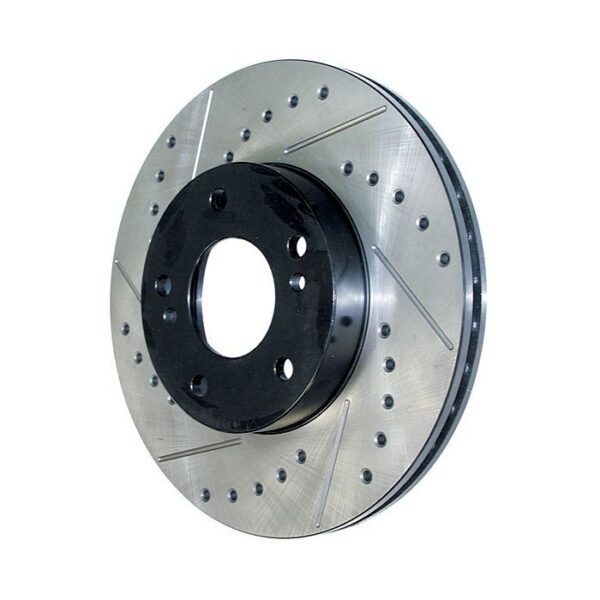 StopTech Sport Drilled & Slotted Brake Rotor, Front Right for Defender