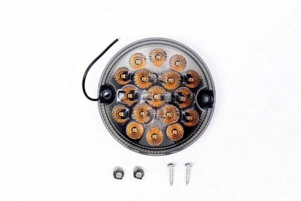 95mm LED Indicator Lights Smoked for Defender