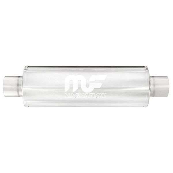MagnaFlow 4" Round Center/Center Straight Through Performance Muffler for Defender