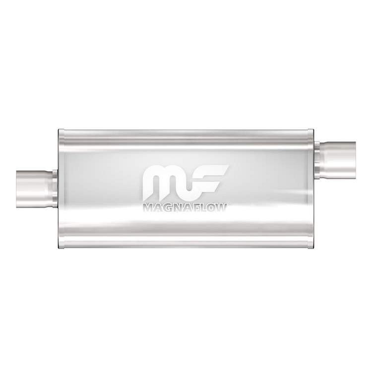 MagnaFlow 5"x 8" Oval Center/Offset Straight Through Performance Muffler for Defender