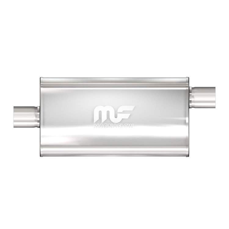 MagnaFlow 5"x11" Oval Center/Offset Straight Through Performance Muffler for Defender