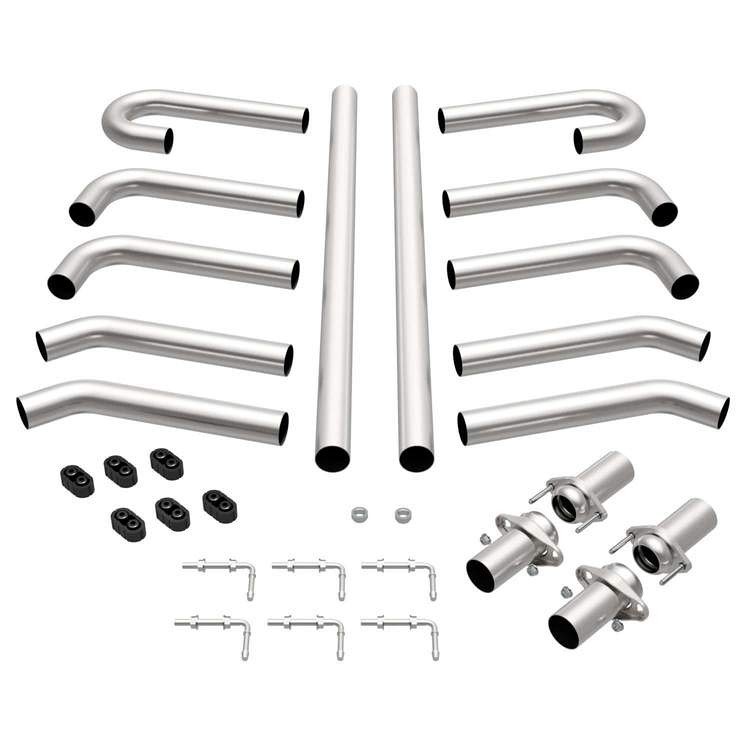 MagnaFlow Stainless Steel Custom Builder Kit Performance Exhaust System for 2020+ Defender 90/110