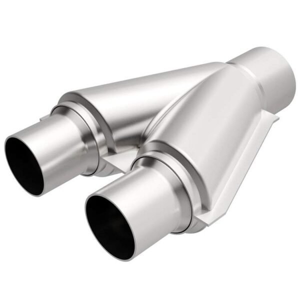 MagnaFlow Stainless Steel Y-Pipe (2.5"/2.25") for Defender