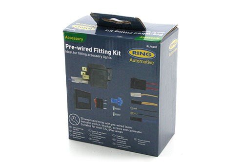 Pre-Wired Accessory Lighting Fitting Kit including 30amp Relay 16amp - Image 2