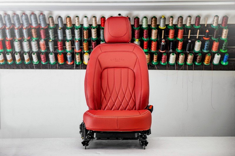 Land Rover Defender 110 (2020–Present) Comfort Leather Interior – Volcanic Red By CTC