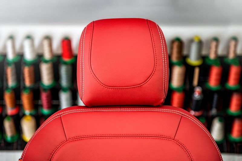 Land Rover Defender 110 (2020–Present) Comfort Leather Interior – Volcanic Red By CTC - Image 4