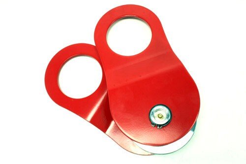 TerraFirma Snatch Block with Grease Fitting - Red