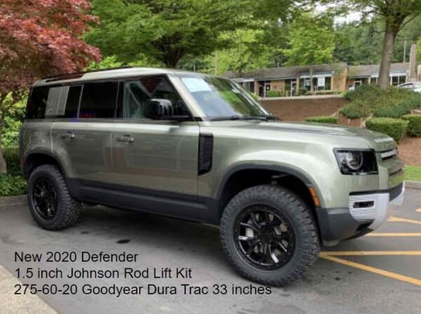 2020-on Land Rover Defender 1.5” Lift Kit by Johnson Rods ...