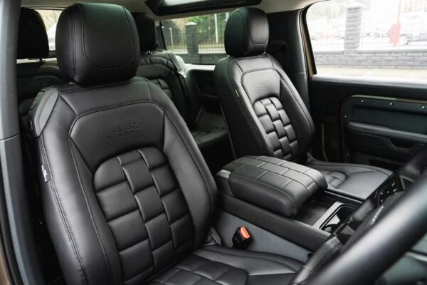 CTC Comfort Leather Interior - Volcanic Black for 2020+ Defender 90
