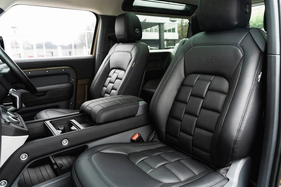 CTC Comfort Leather Interior - Volcanic Black for 2020+ Defender 90 - Image 8