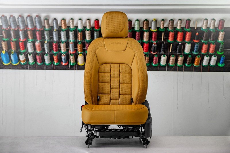 Project Kahn Comfort Leather Interior - Volcanic Yellow for 2020+ Defender 110