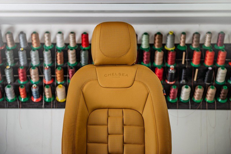 Project Kahn Comfort Leather Interior - Volcanic Yellow for 2020+ Defender 110 - Image 3