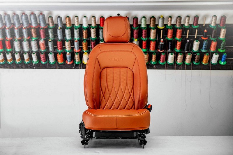 Land Rover Defender 110 (2020–Present) Comfort Leather Interior – Volcanic Orange By CTC