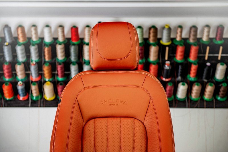 Land Rover Defender 110 (2020–Present) Comfort Leather Interior – Volcanic Orange By CTC - Image 3