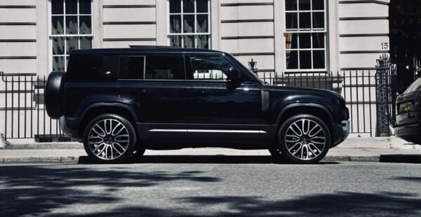 Project Kahn Pacecar - 9.5x23” Diamond Cut | Satin Black for 2020+ Defender 90/110/130