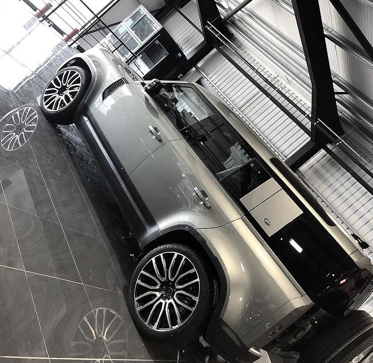Project Kahn Pacecar - 9.5x23” Diamond Cut | Satin Black for 2020+ Defender 90/110/130 - Image 4