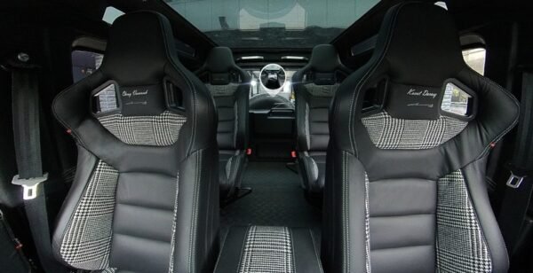Project Kahn 4 Seats Sport Leather Interior 360° Tour for Defender 90