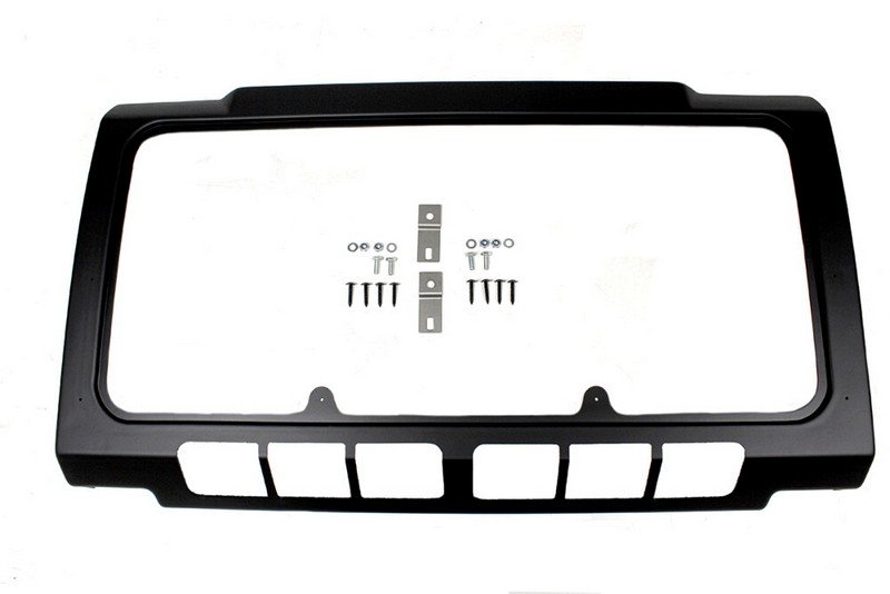 TerraFirma Air Con Front Grill Surround Black Matt Defender Complete Kit