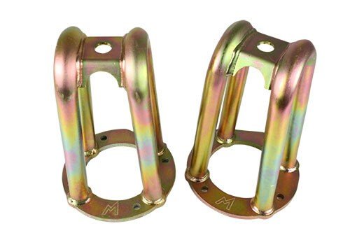 TerraFirma Front Tubular Shock Mount - Pair for All Defenders