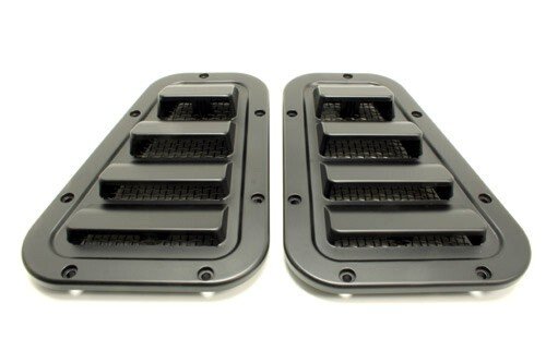 TerraFirma Pair of Sport Style Wing Top Heater Air intake Vents for Defenders