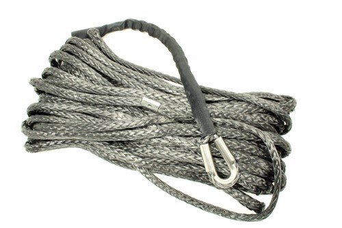 TerrarFirma Synthetic Winch Rope 11mmx24m Silver Grey