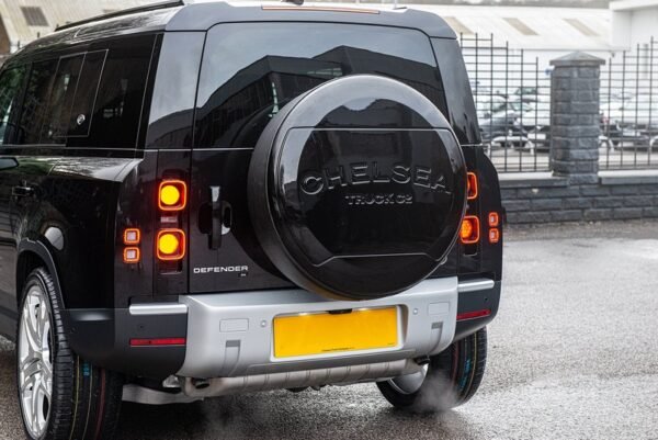 Chelsea Truck Company Hard Spare Wheel Cover in Piano Black for 2020+ Defender 90/110/130